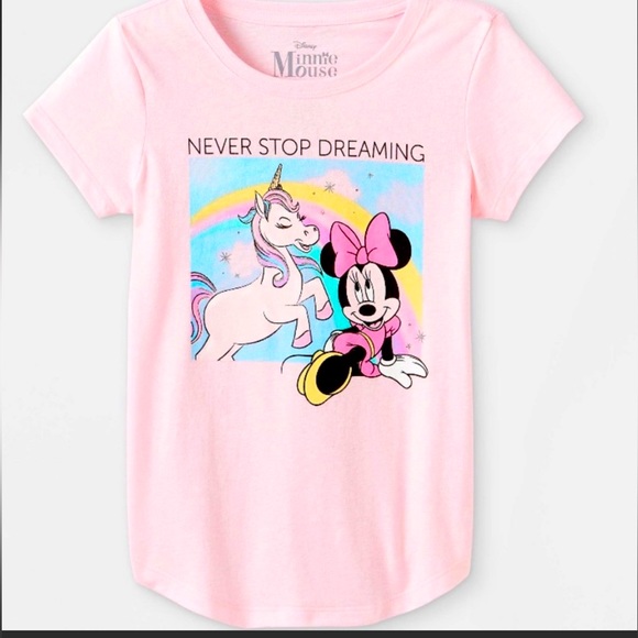Disney Other - Girls Disney shirt Never Stop dreaming Minnie Mouse size XL 14-16 new